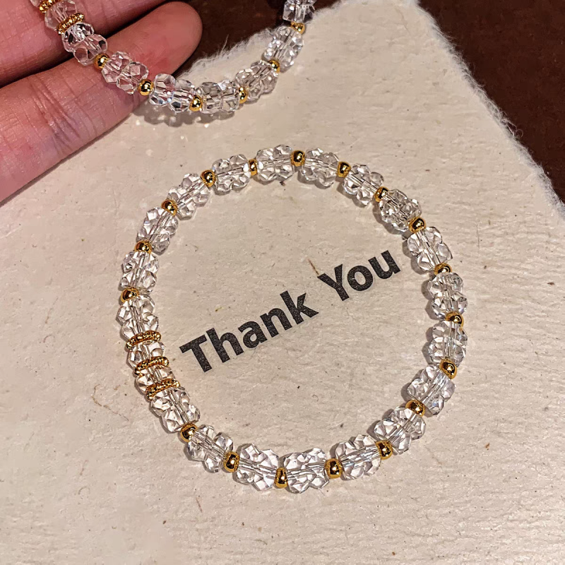 Clear Crystal Glow Bracelet