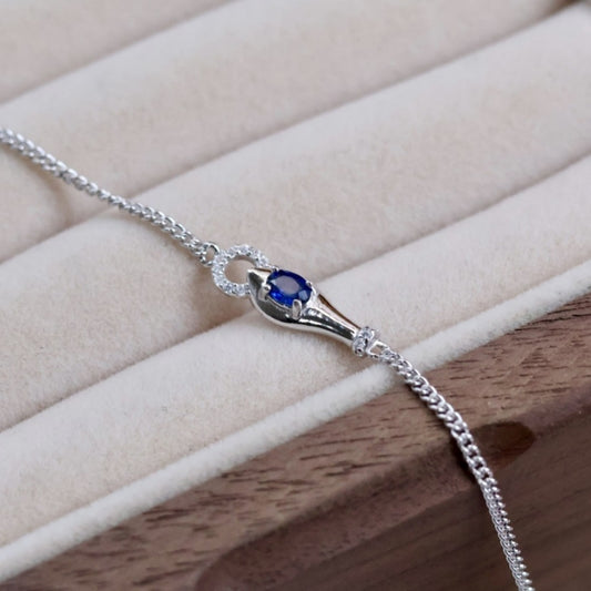 Midnight Blue Sapphire Bracelet