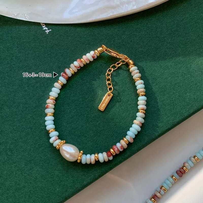 Terra Pastel Beaded Jewelry Set