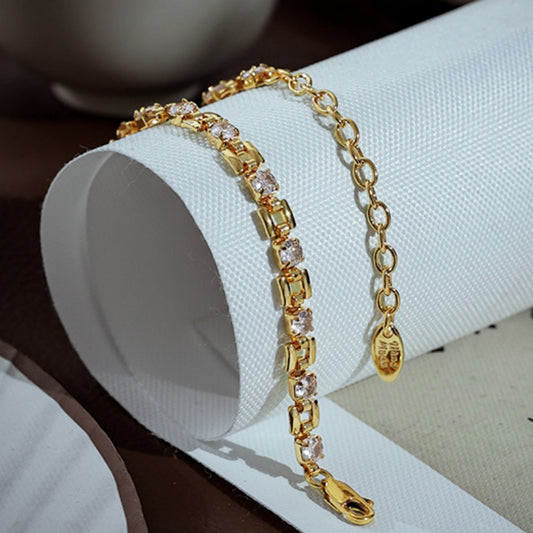 Golden Radiance Chain Bracelet