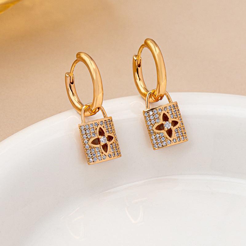 Luxe Lock Charm Jewelry Set