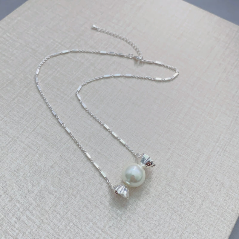 Petite Candy Pearl Pendant Necklace