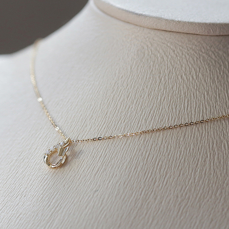Whimsical Butterfly Swirl Necklace