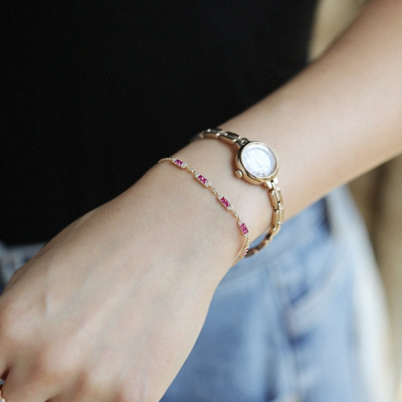 Rosé Radiance Line Bracelet