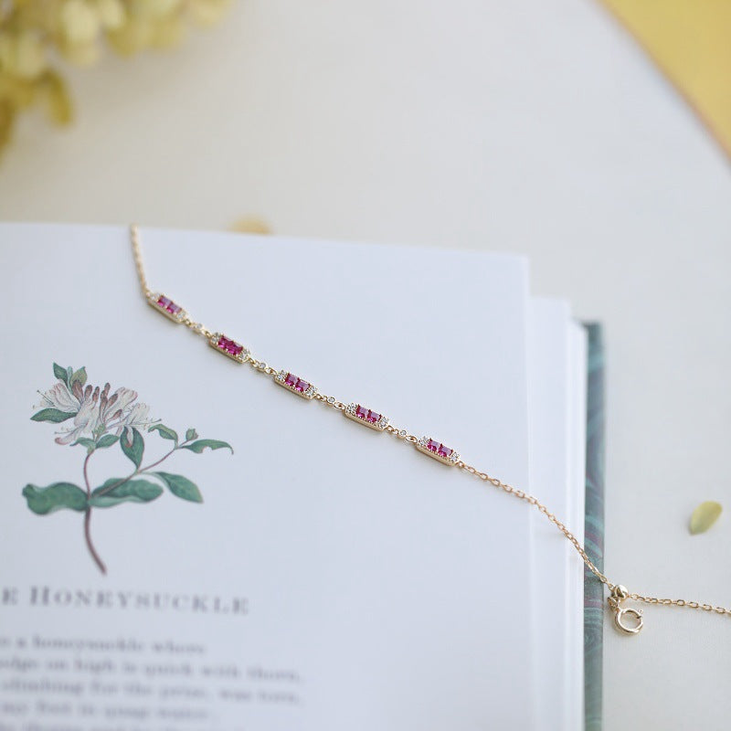 Rosé Radiance Line Bracelet