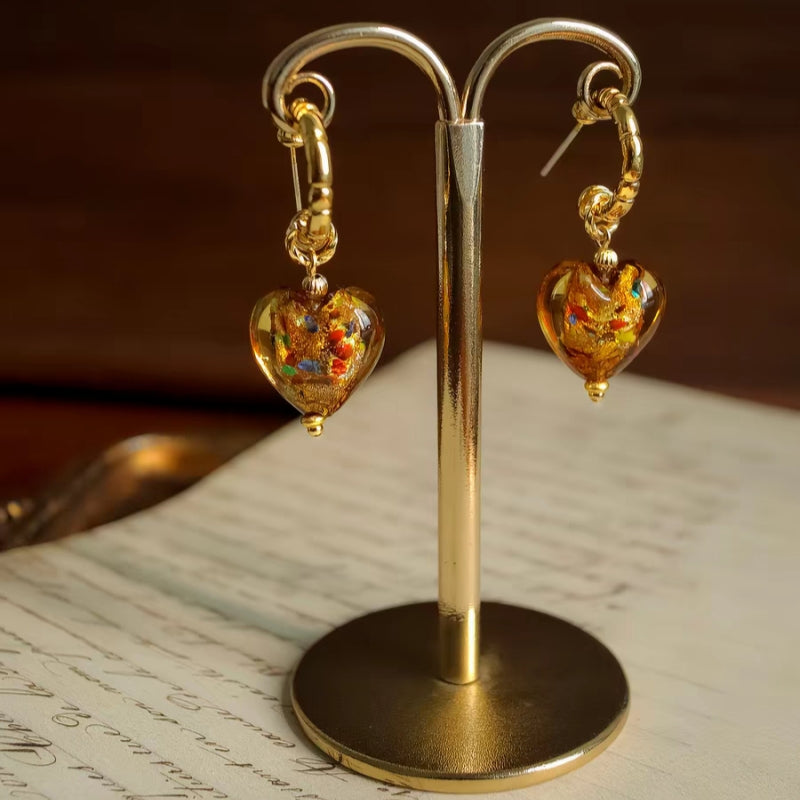 The Gilded Heart Earrings
