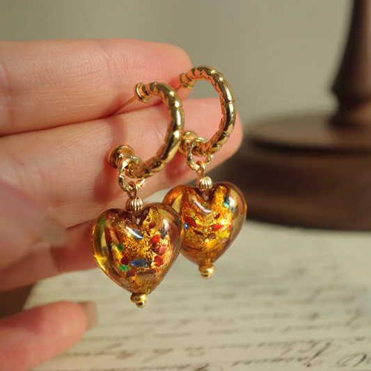 The Gilded Heart Earrings