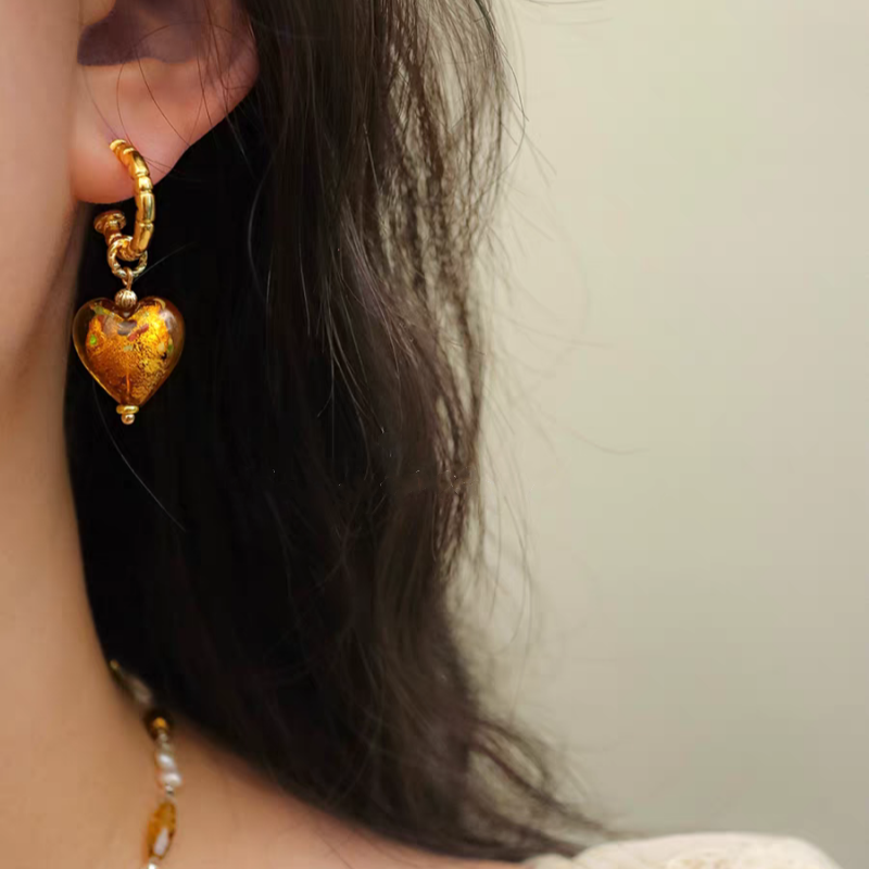 The Gilded Heart Earrings