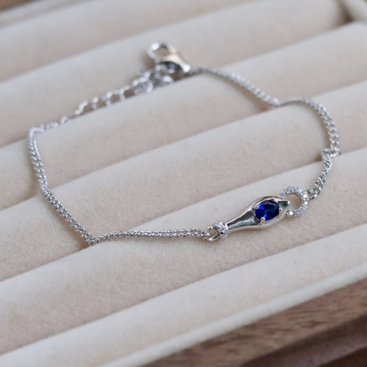Midnight Blue Sapphire Bracelet