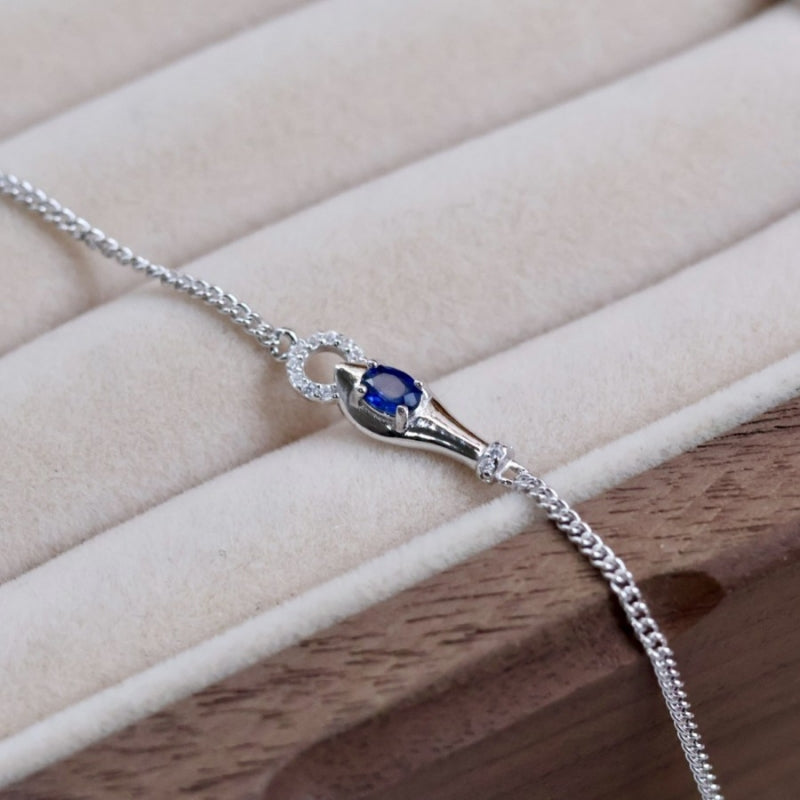Midnight Blue Sapphire Bracelet