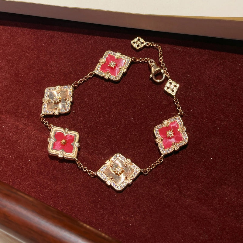 Scarlet Clover Luck Jewelry Set