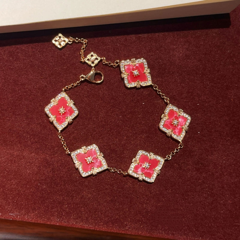 Scarlet Clover Luck Jewelry Set