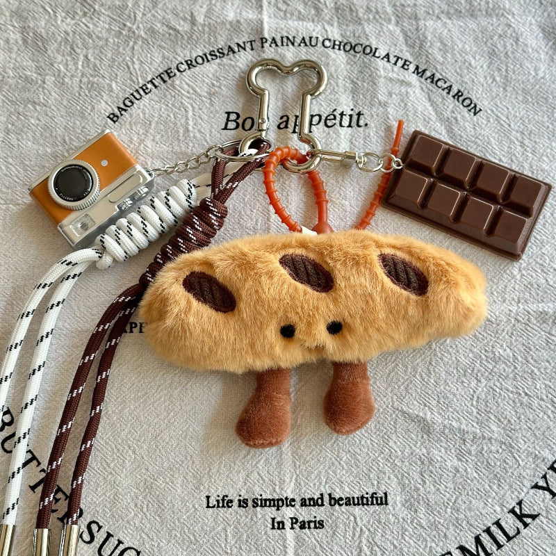 Baguette And Croissant Bag Charm