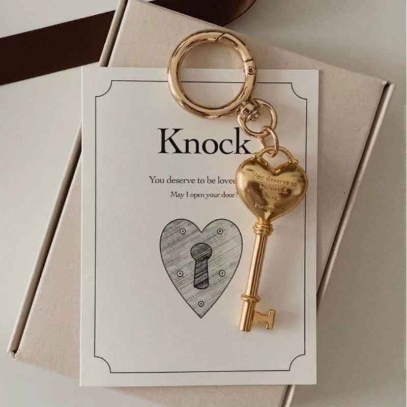 Heart-Lock Bag Charm