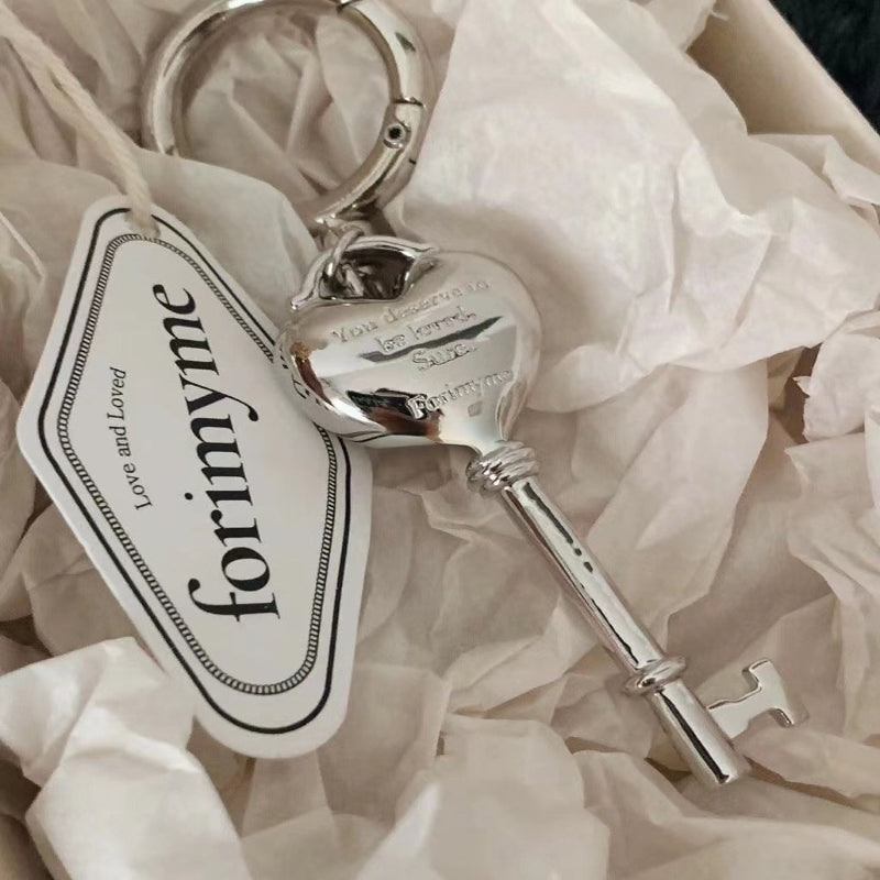 Heart-Lock Bag Charm