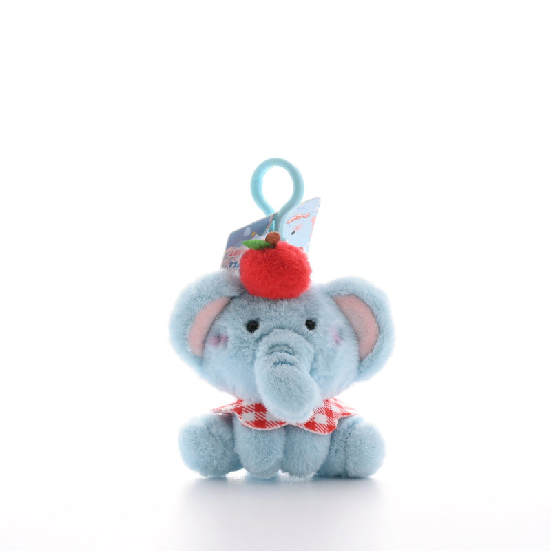 Apple Elephant Bag Charm
