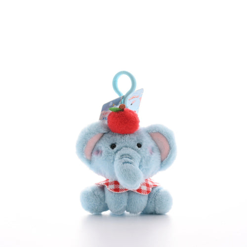 Apple Elephant Bag Charm