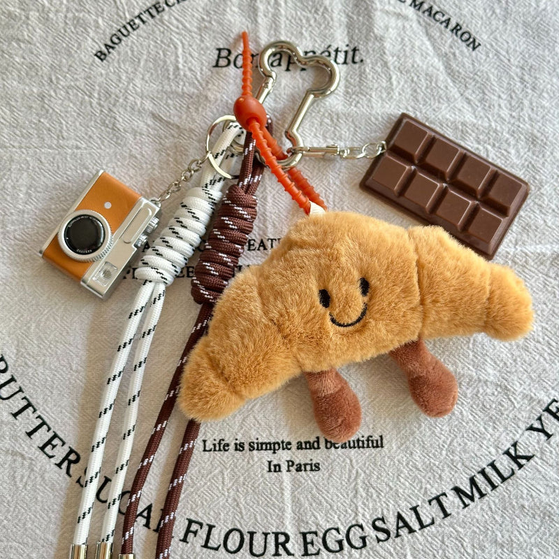 Baguette And Croissant Bag Charm