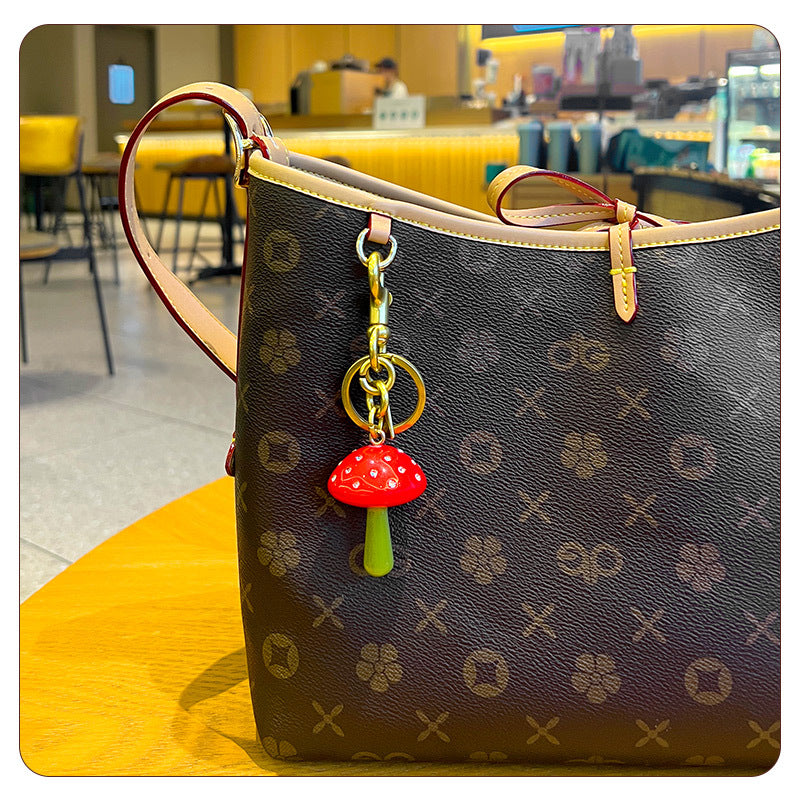 Red Mushroom Bag Charm