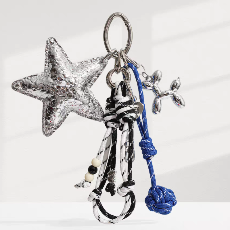Crimson Star Luxe Bag Charm
