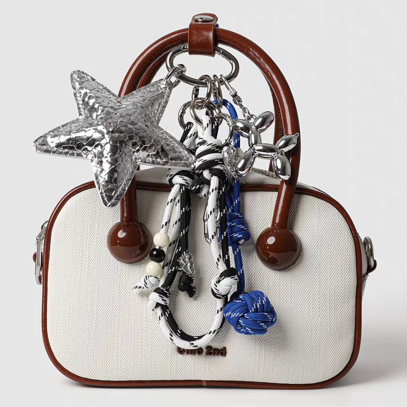 Crimson Star Luxe Bag Charm