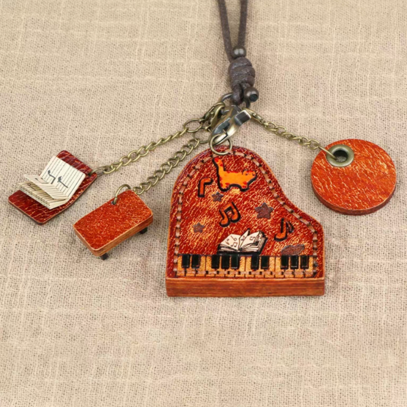 Music-Inspired Cat Bag Charm