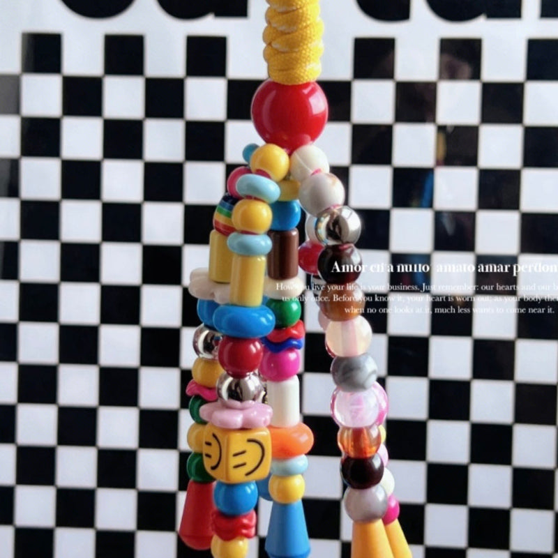 Dopamine Beaded Bag Charm