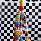 Dopamine Beaded Bag Charm